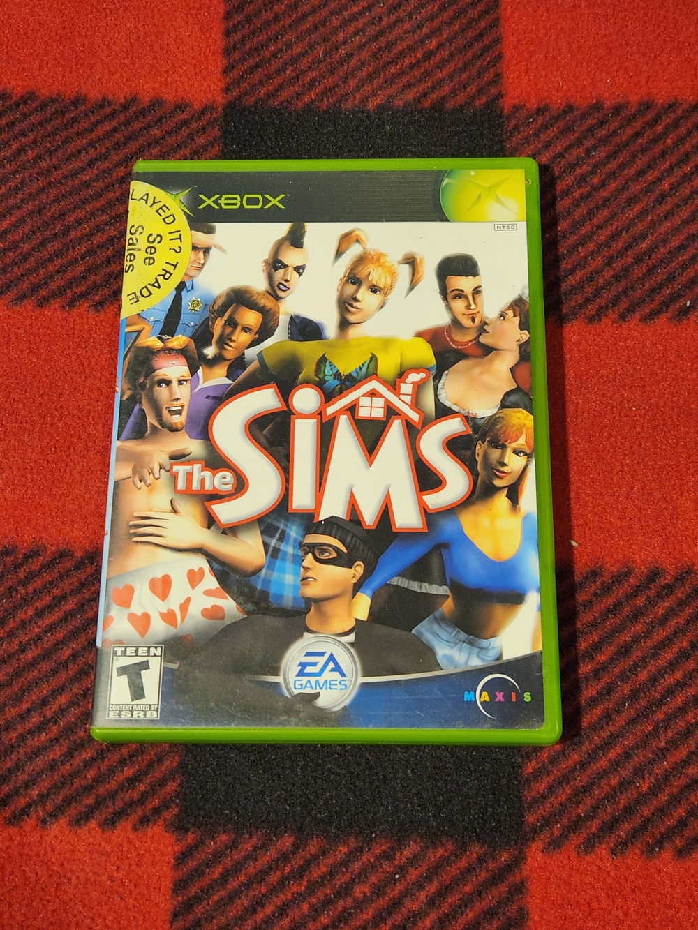 The Sims (Original Xbox) Case & Disc